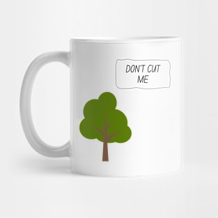 Tree conversation save tree Mug